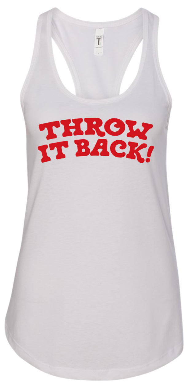 Throw It Back - Red/White - Tank Top