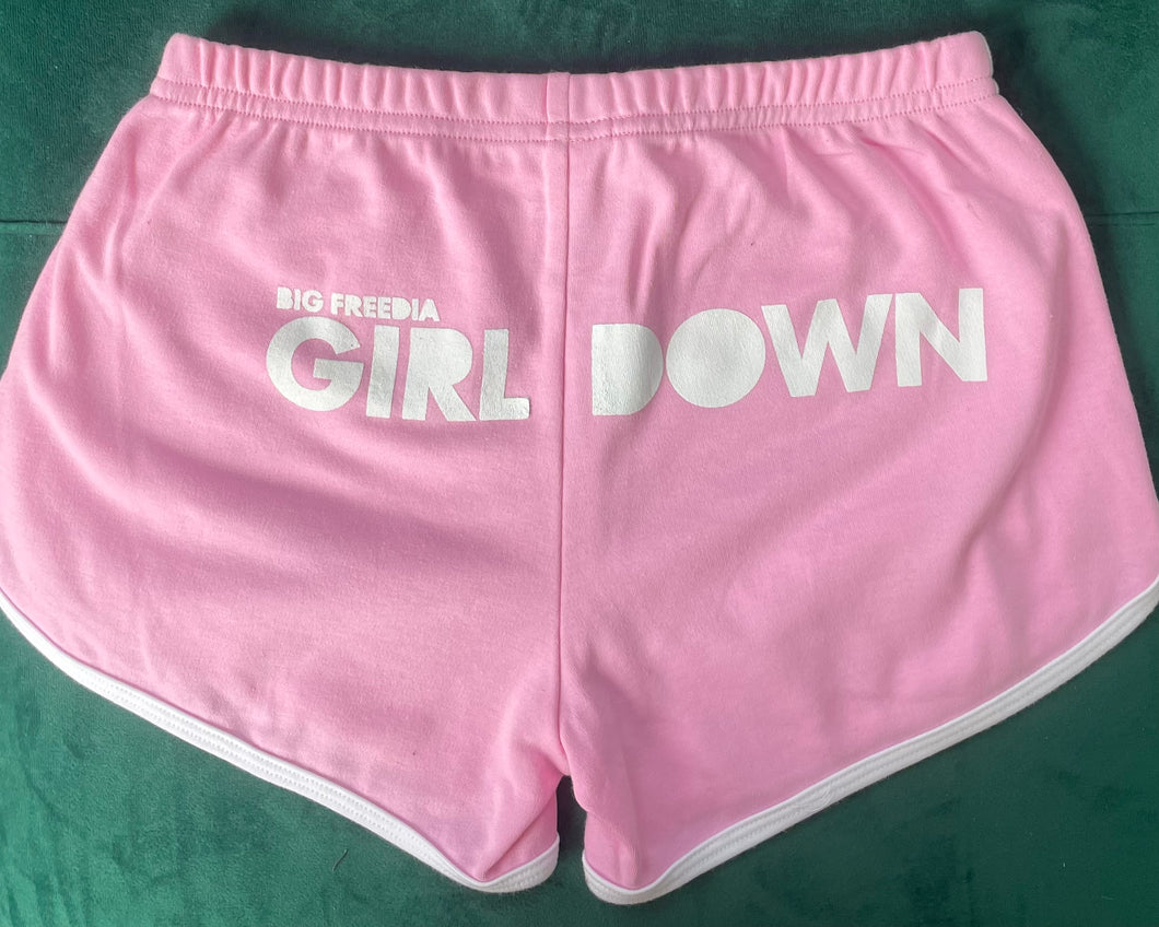 Girl Down - Pink Booty Shorts
