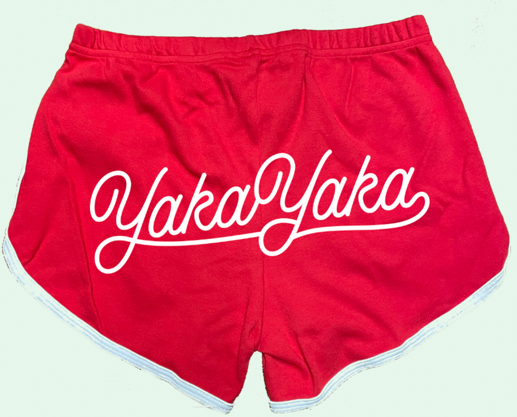 Yaka Yaka - Red - Booty Shorts