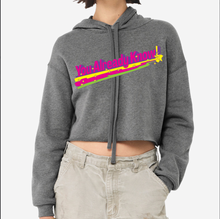 Load image into Gallery viewer, You Already Know Cropped Hoodie
