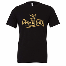 Load image into Gallery viewer, Central City - Graffiti/Street Names - Black T-Shirt
